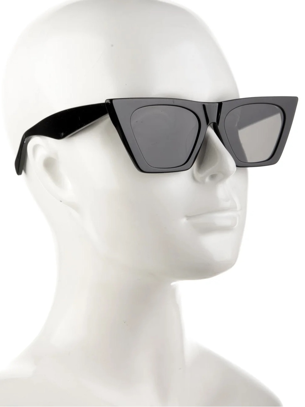 Celine Black Cat-Eye Women's Sunglasses